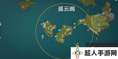 《原神》秘宝迷踪孤云阁藏宝地13位置一览