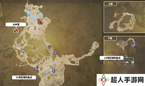 怪物猎人荒野天堑沙原钓鱼点推荐