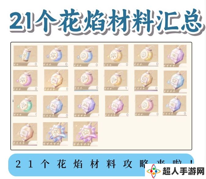 无限暖暖花焰弹在哪里制作 花焰弹制作材料全收集攻略