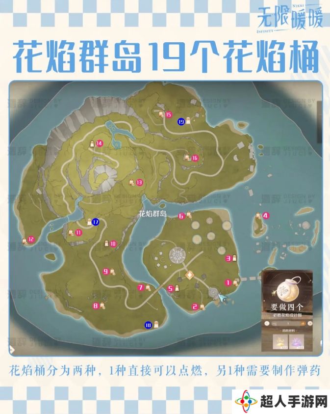 无限暖暖花焰群岛213个烟花|46个奇想气球位置大全