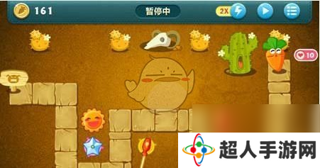 保卫萝卜1沙漠主题第1关金萝卜攻略