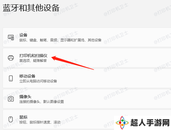 检查打印机设置