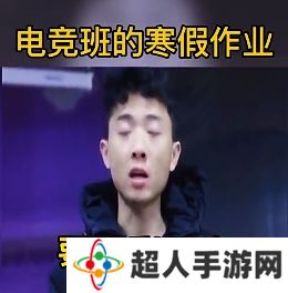 网络用语电竞班的寒假作业是什么梗
