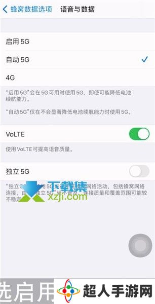 iPhone12手机怎么开启5G蜂窝数据网络